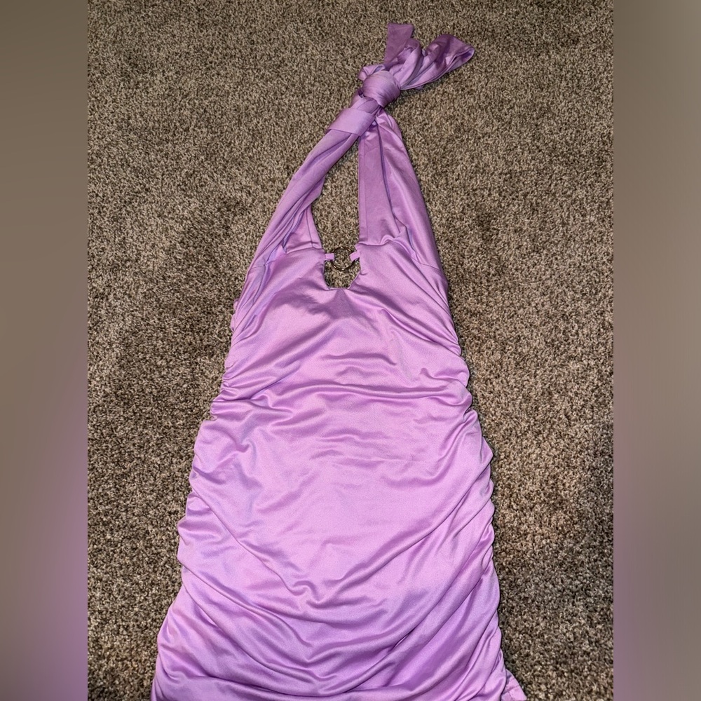Purple party dress